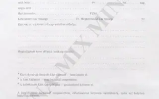 Meghallgatási jegyzőkönyv 1